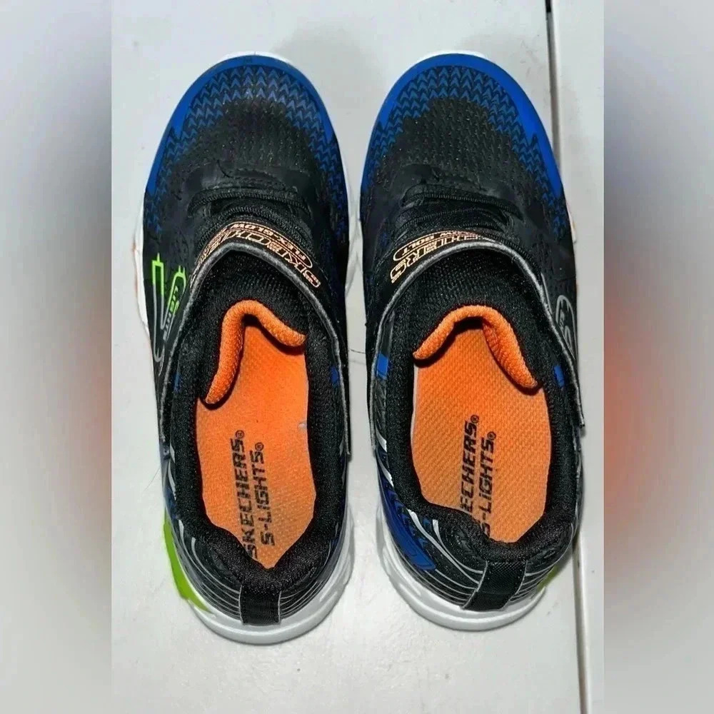 Boy's Shoes SKECHERS KIDS Flex Glow Bolt 400138L (Little Kid/Big Kid) - Picture 5 of 6